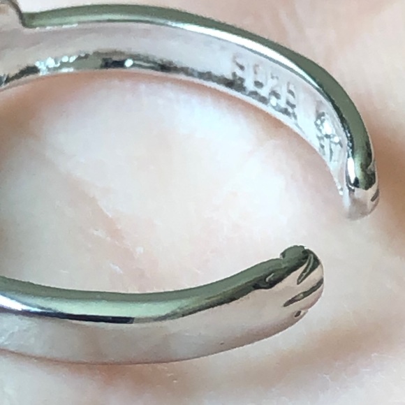 Cat dog ring adjustable 925 silver cat dog - Picture 3 of 4